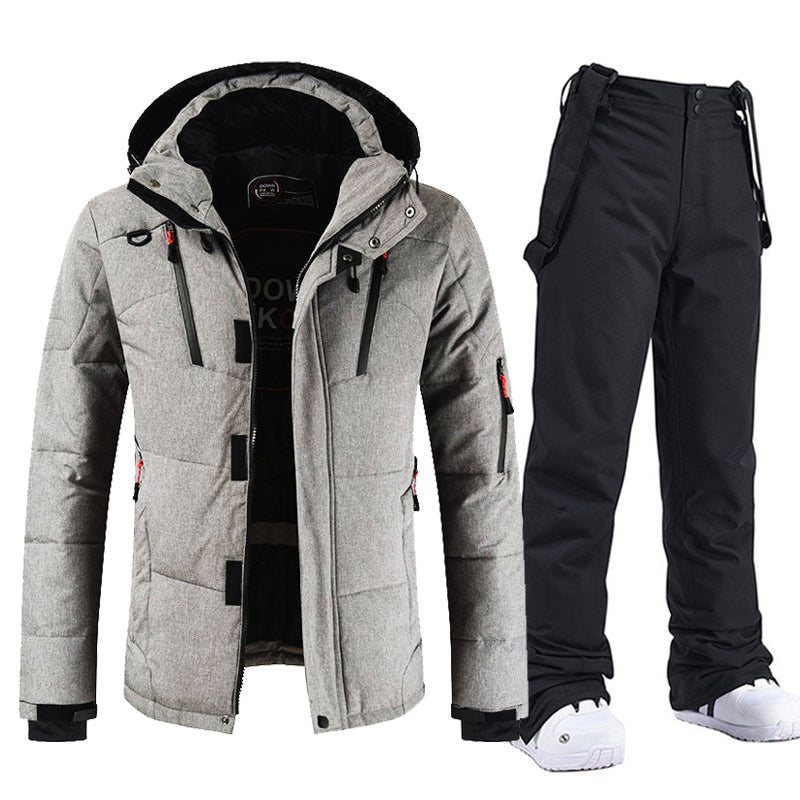 Yenien Men's Ski Suit | Waterproof Insulated One Piece Design 6