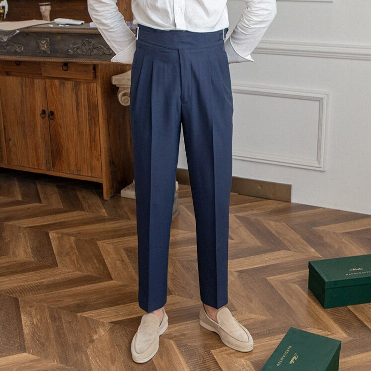 Zane Men's Trousers | Adjustable Buckle, Tailored Fit 1