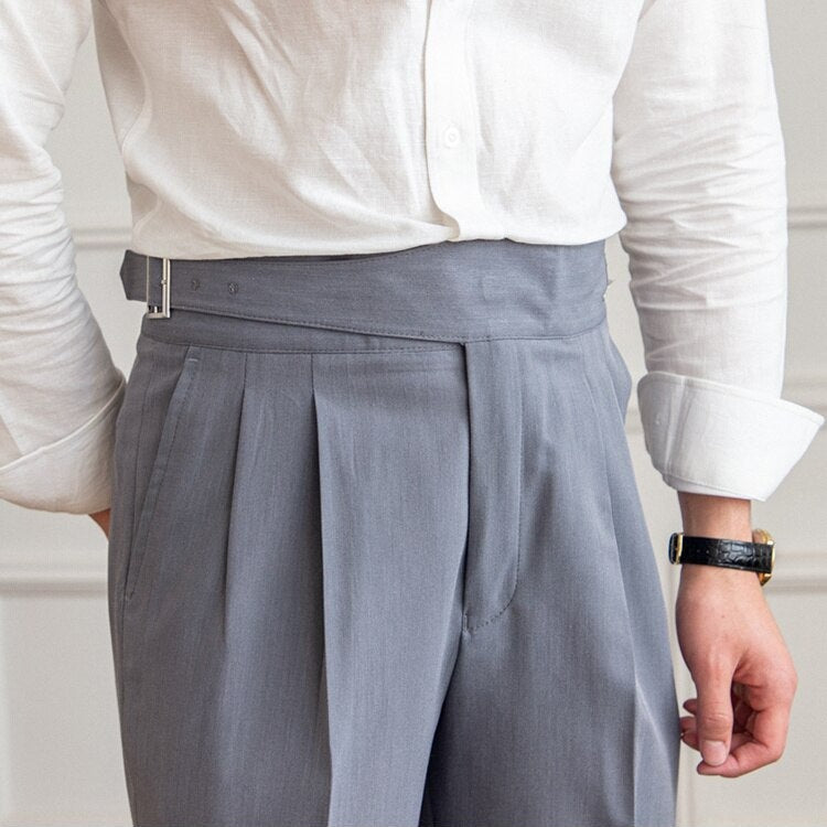 Zane Men's Trousers | Adjustable Buckle, Tailored Fit 10