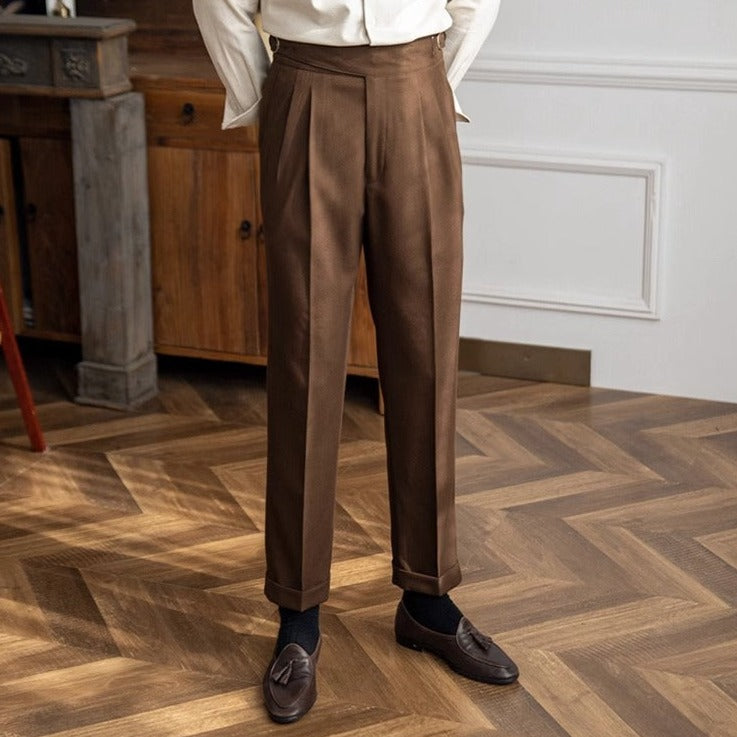 Zane Men's Trousers | Adjustable Buckle, Tailored Fit 11