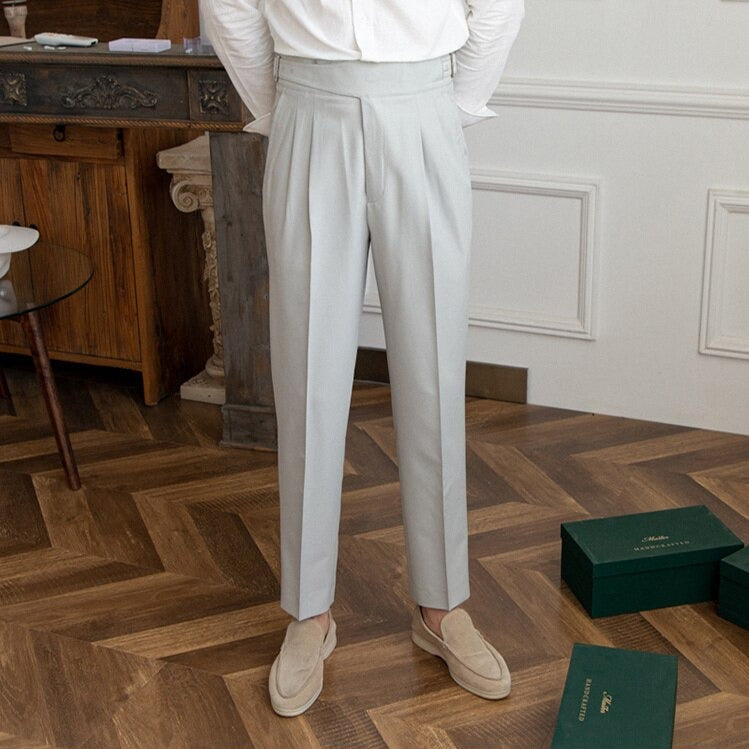 Zane Men's Trousers | Adjustable Buckle, Tailored Fit 5