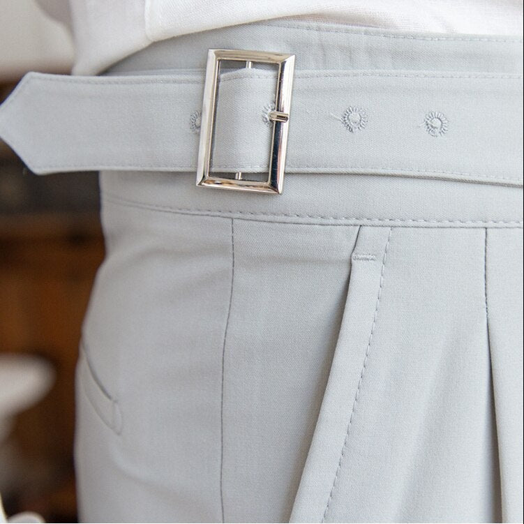 Zane Men's Trousers | Adjustable Buckle, Tailored Fit 6