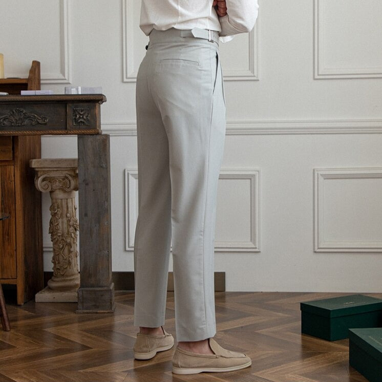 Zane Men's Trousers | Adjustable Buckle, Tailored Fit 7