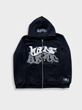 Zara Men's Hoodie | Stylish Zipper with Embroidery, Comfortable Fit 0