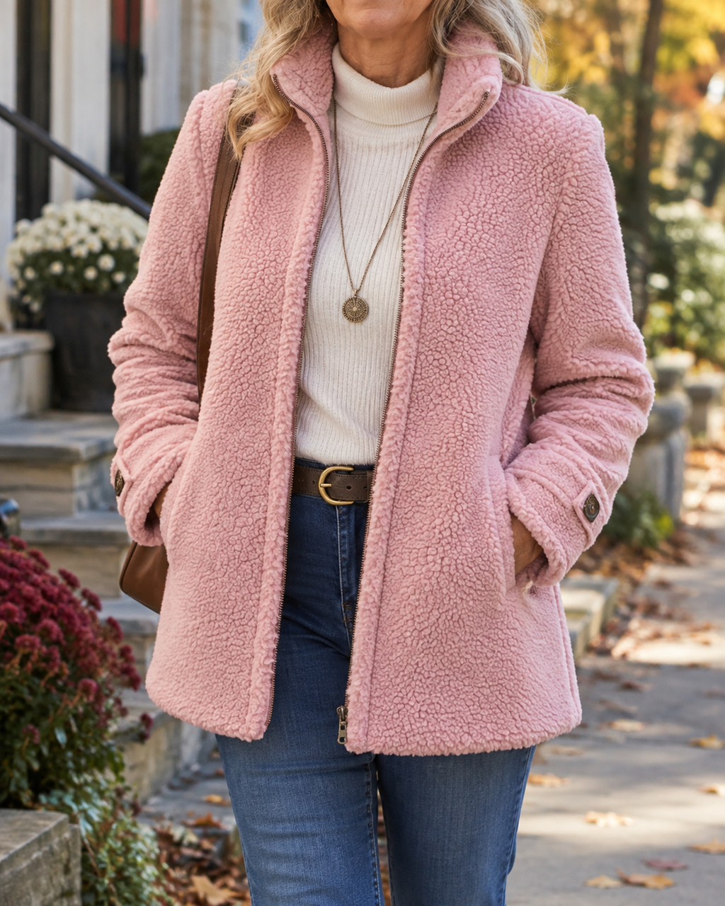 Rebecca Stand Collar Zip Jacket