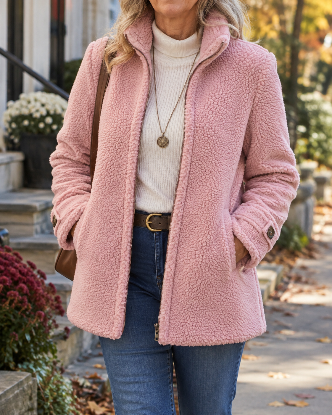 Rebecca Stand Collar Zip Jacket